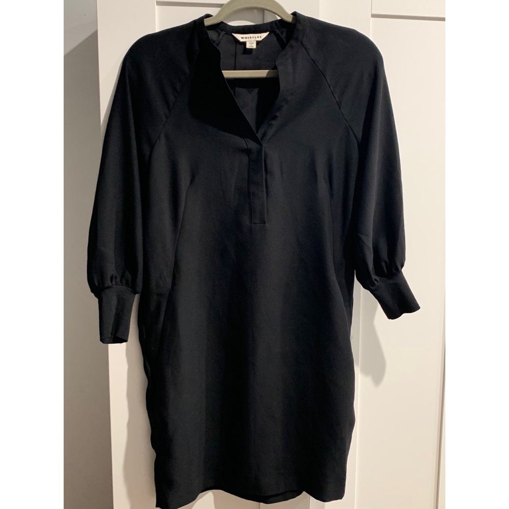 Whistles Zeta Rib cuff dress in size 2
